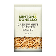 Minton & Donello Roasted & Salted Cashew Nuts 6 x 100g