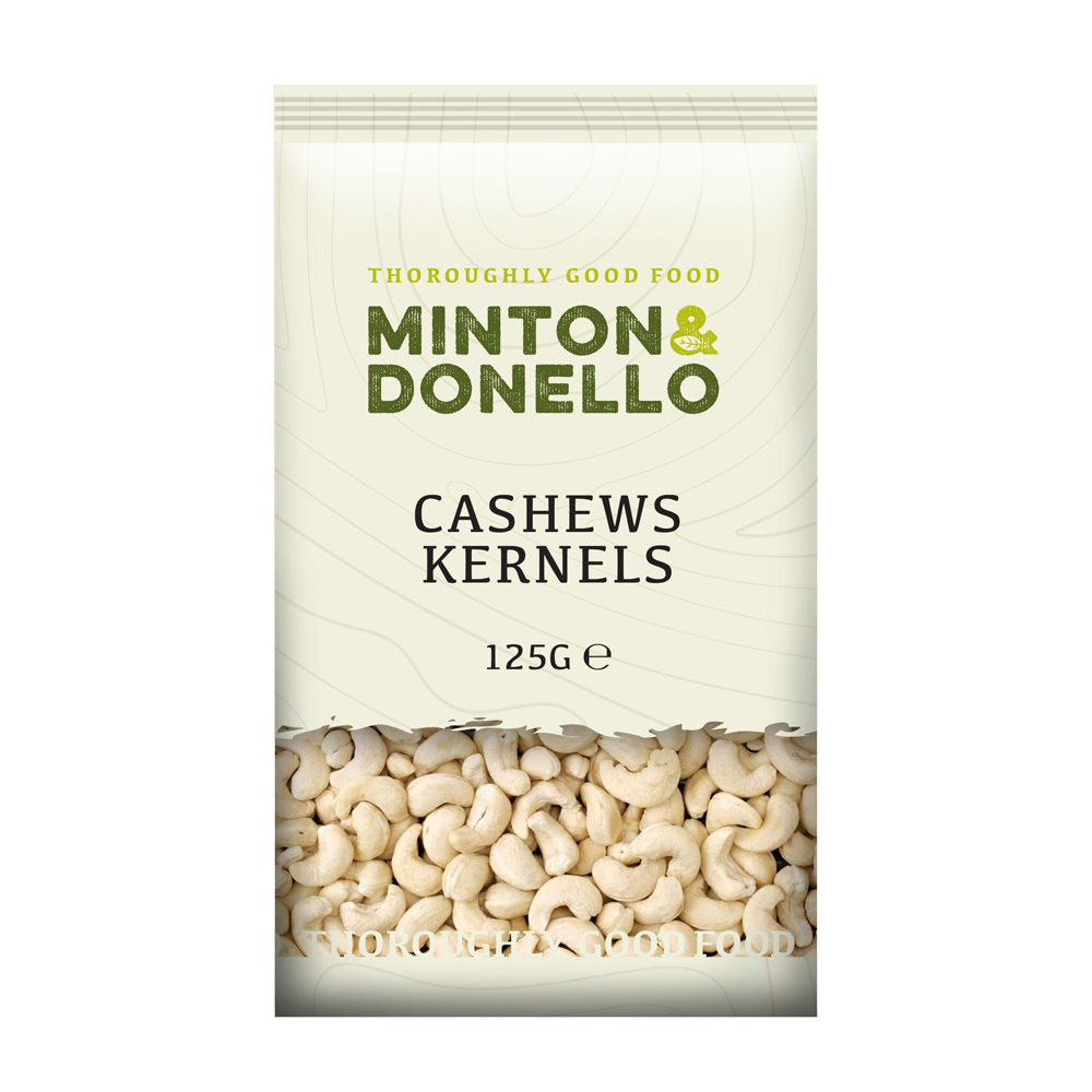 Minton & Donello Cashew Kernels 6 x 125g