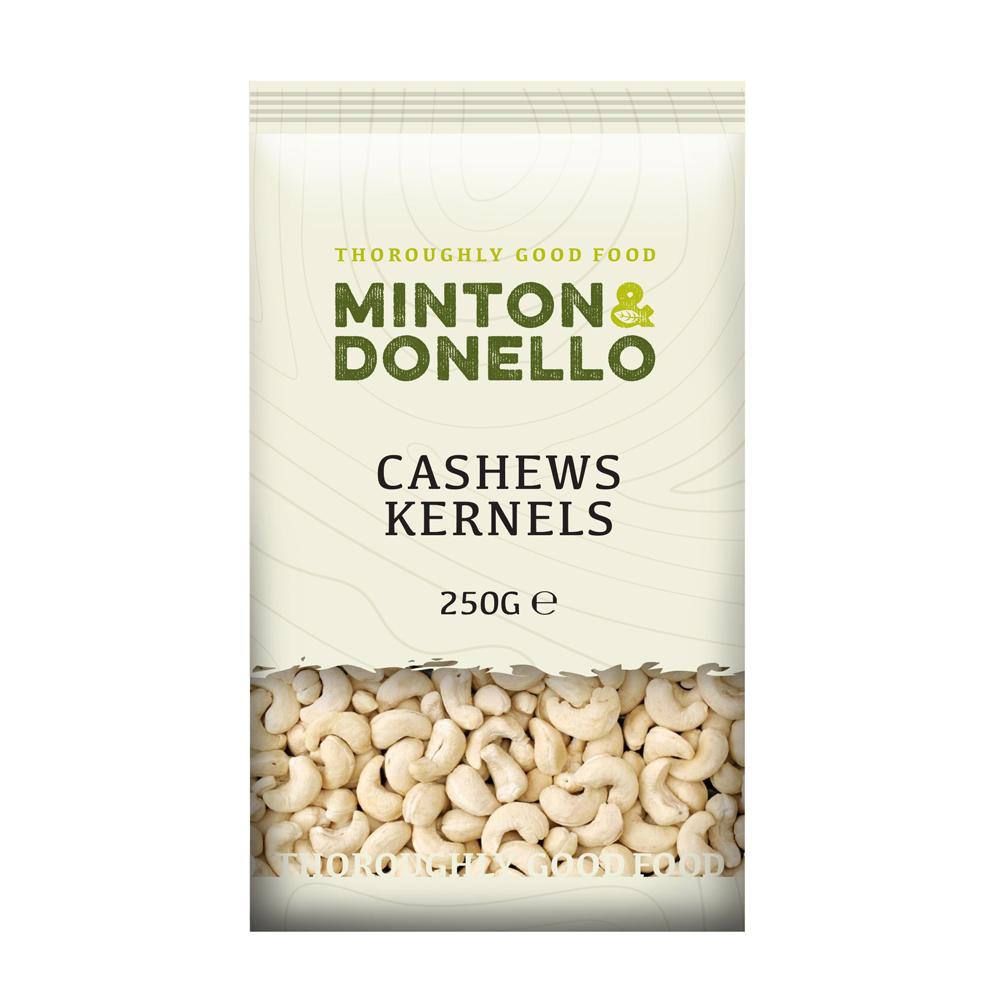 Minton & Donello Cashew Kernels 6 x 250g