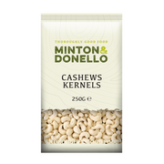 Minton & Donello Cashew Kernels 6 x 250g