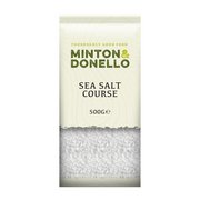 Minton & Donello Coarse Sea Salt No Additives 6 x 500g