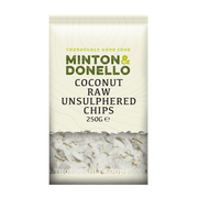 Minton & Donello Raw Unsulphured Coconut Chips 6 x 250g