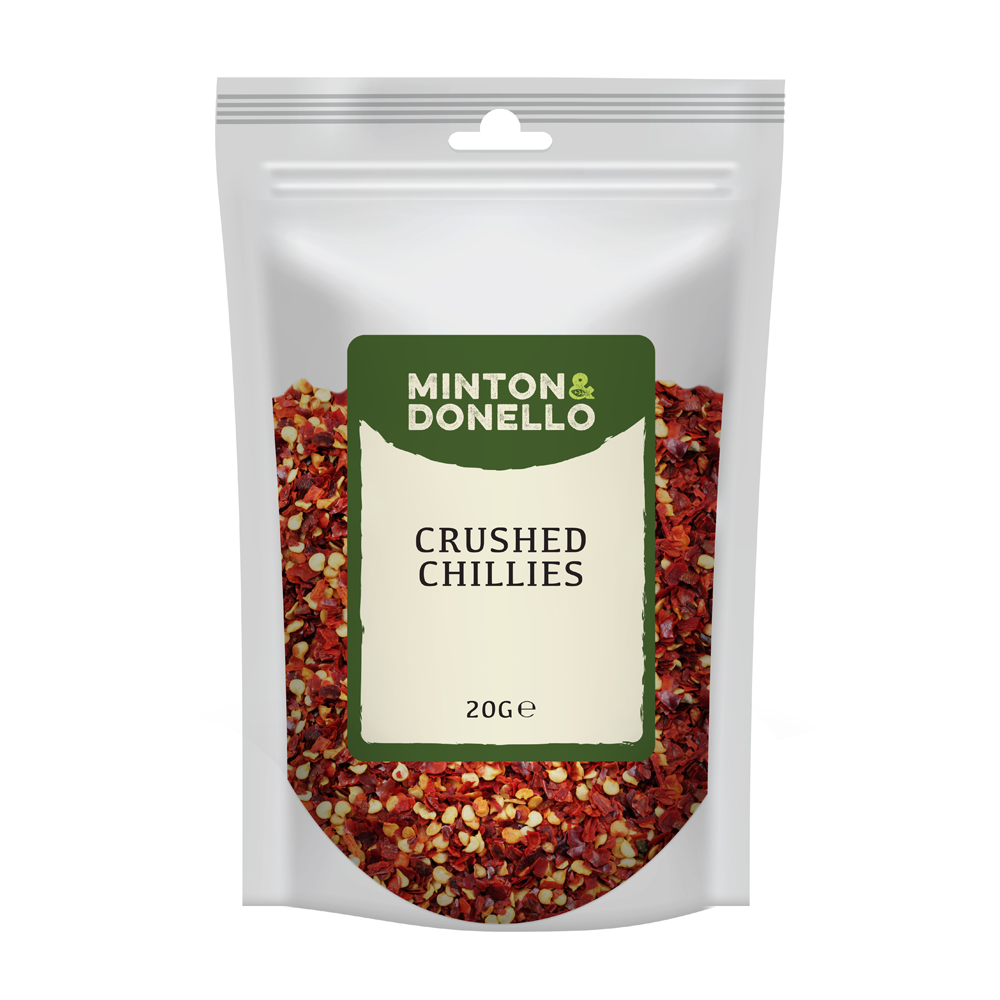 Minton & Donello Crushed Chillies 10 x 20g