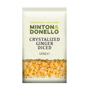Minton & Donello Diced Crystallised Ginger 6 x 125g