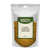 Minton & Donello Medium Curry Powder 10 x 40g