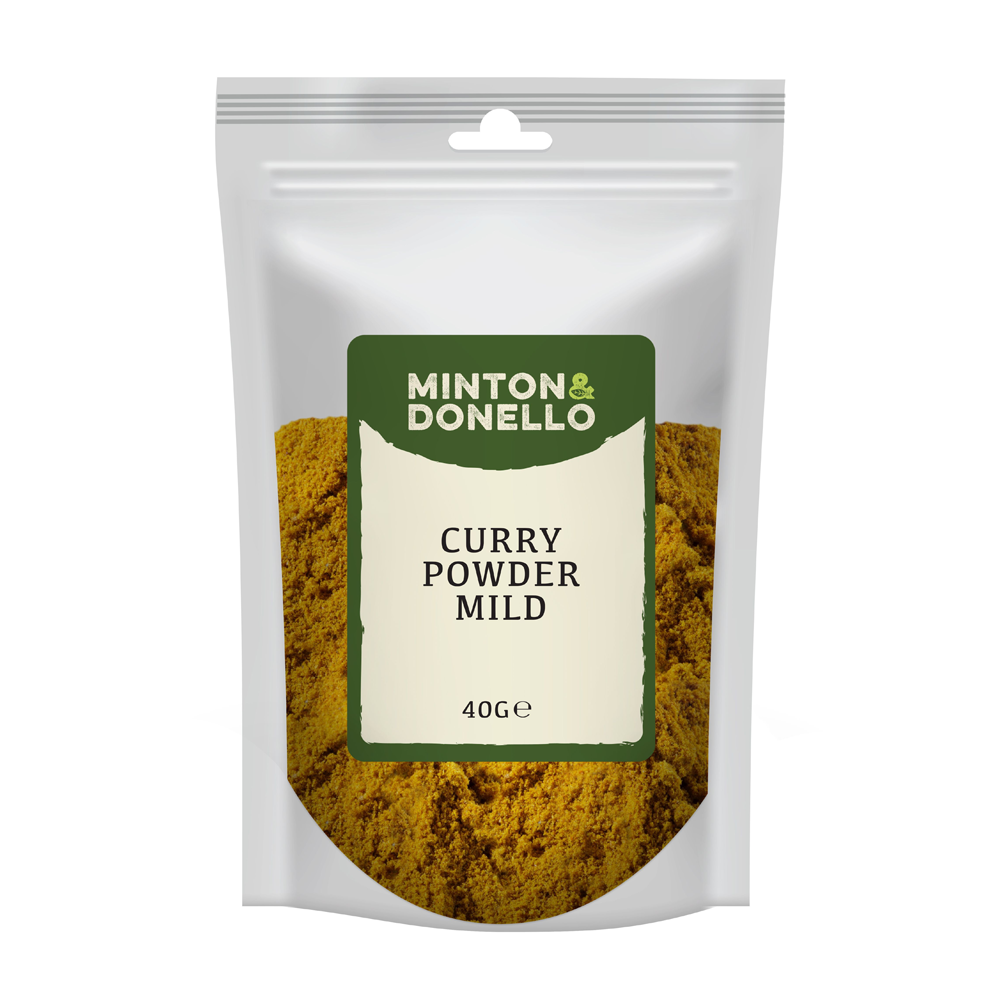 Minton & Donello Mild Curry Powder 10 x 40g