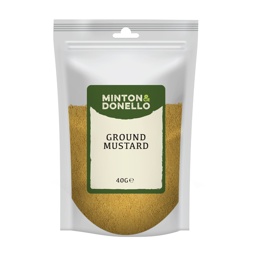 Minton & Donello Ground Mustard 10 x 40g