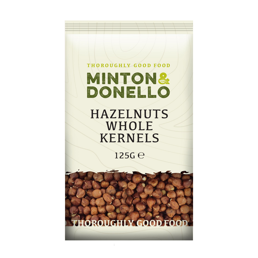 Minton & Donello Whole Hazelnut Kernels 6 x 125g