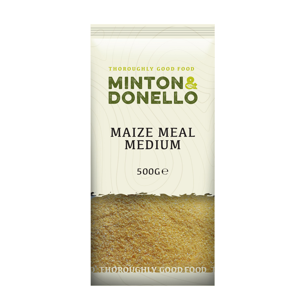 Minton & Donello Medium Maize Meal 6 x 500g