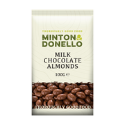 Minton & Donello Milk Chocolate Almonds 6 x 100g