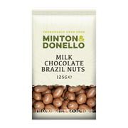 Minton & Donello Milk Chocolate Brazil Nuts 6 x 125g