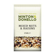 Minton & Donello Mixed Nuts and Raisins 6 x 250g