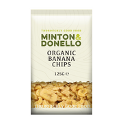 Minton & Donello Organic Banana Chips 6 x 125g