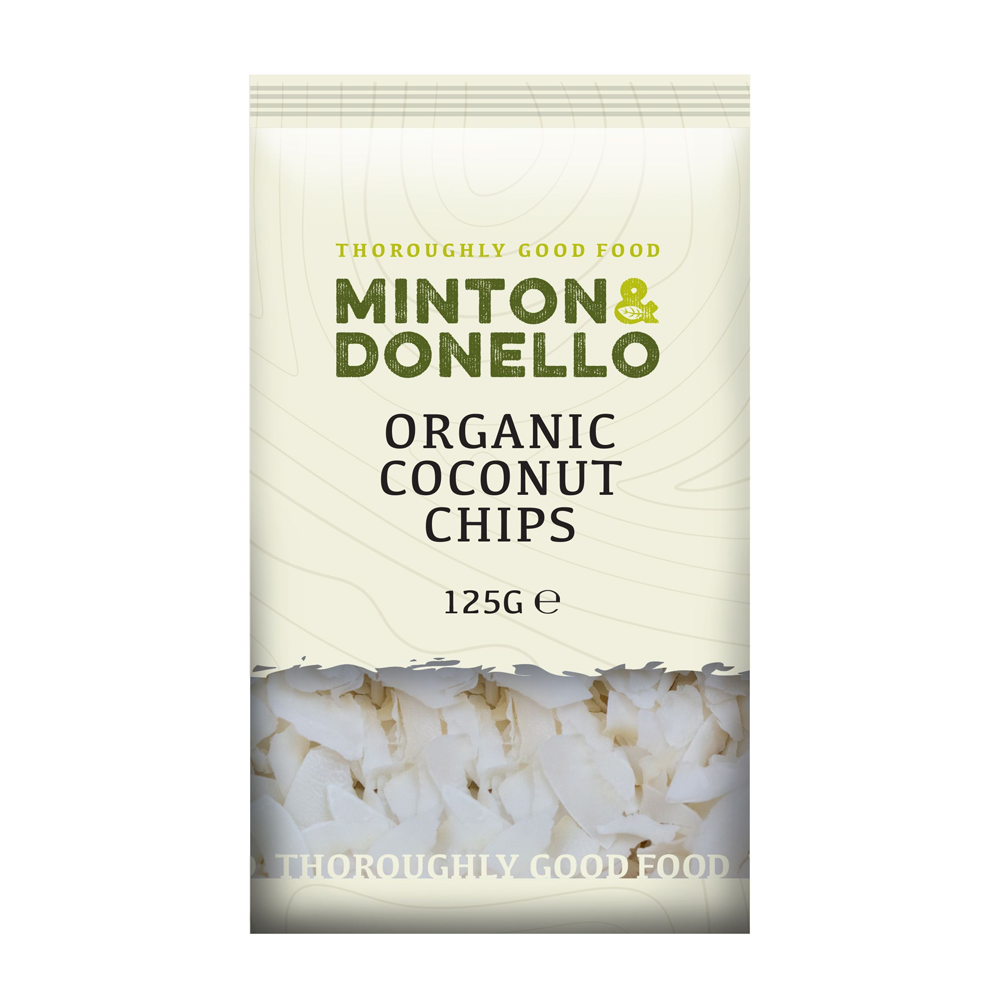 Minton & Donello Organic Coconut Chips 6 x 125g