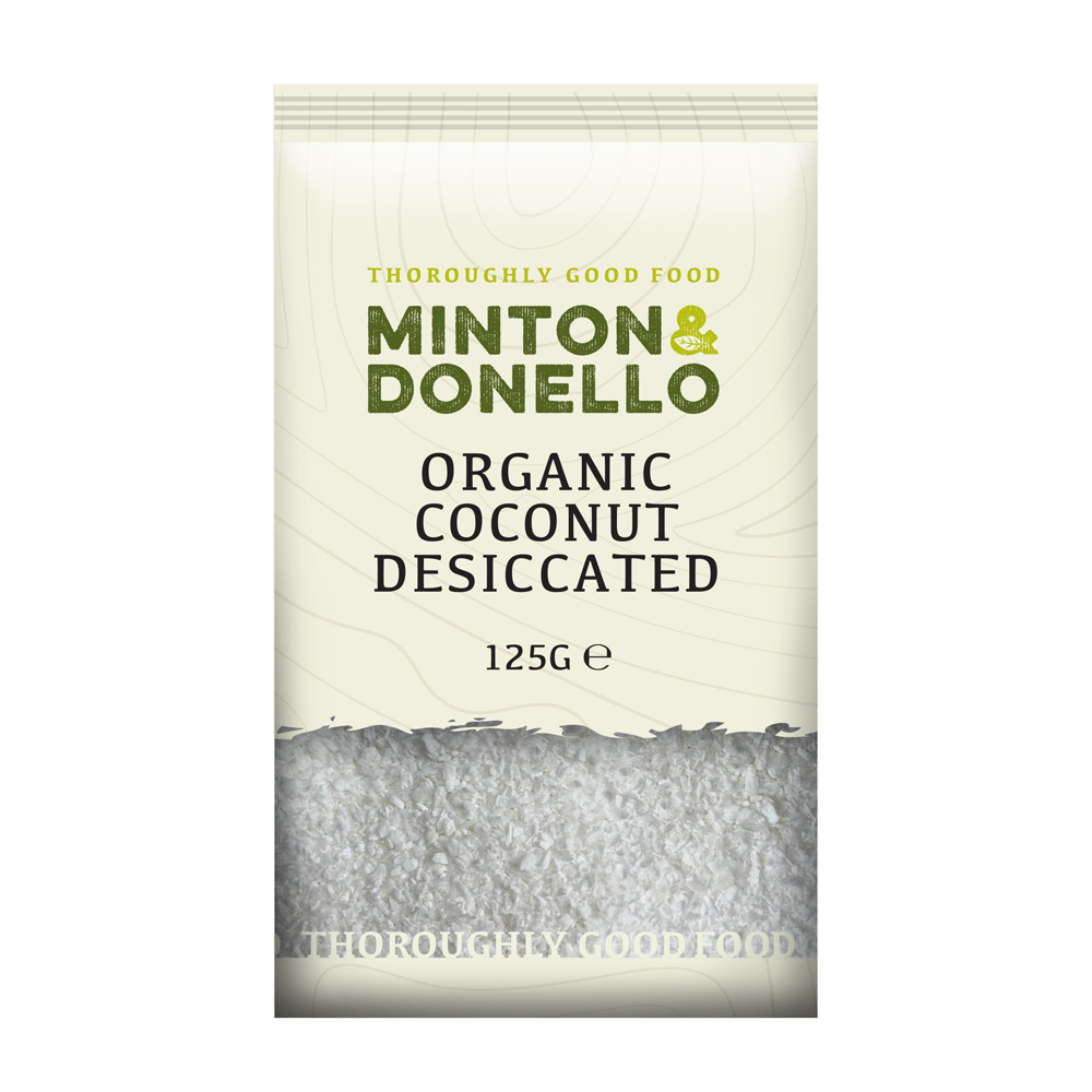 Minton & Donello Organic Desiccated Coconut 6 x 125g