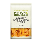 Minton & Donello Organic Dried Mango Strips 6 x 125g