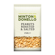 Minton & Donello Roasted and Salted Peanuts 6 x 250g