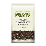Minton & Donello Plain Chocolate Brazil Nuts 6 x 125g