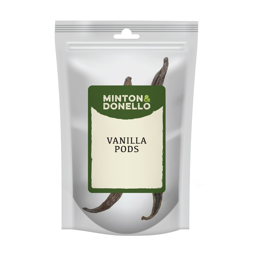 Minton & Donello Vanilla Pods 10 x 2 Pack