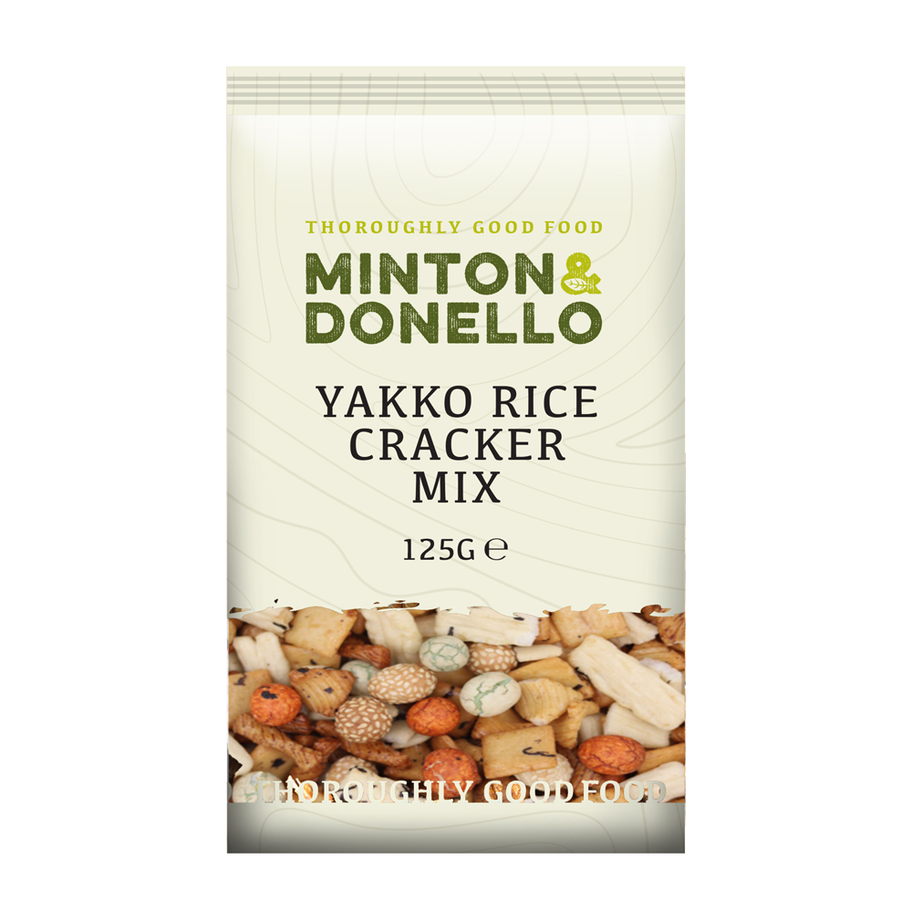 Minton & Donello Yakko Rice Cracker Mix 6 x 125g