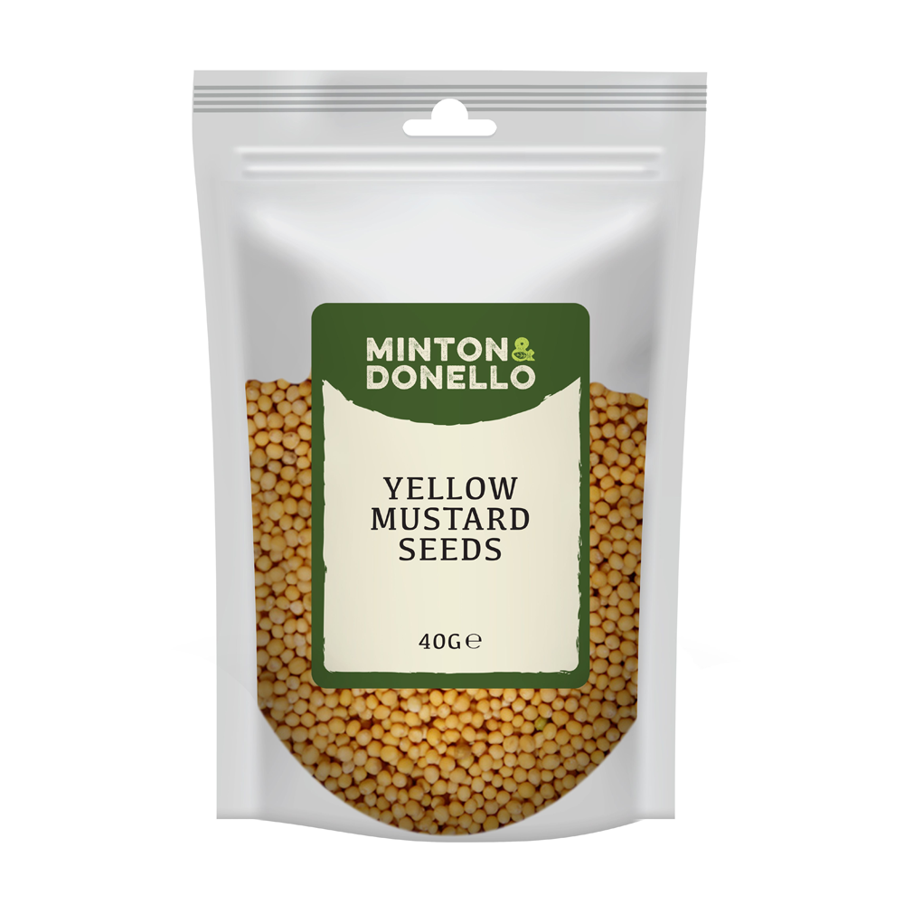 Minton & Donello Yellow Mustard Seeds 10 x 40g