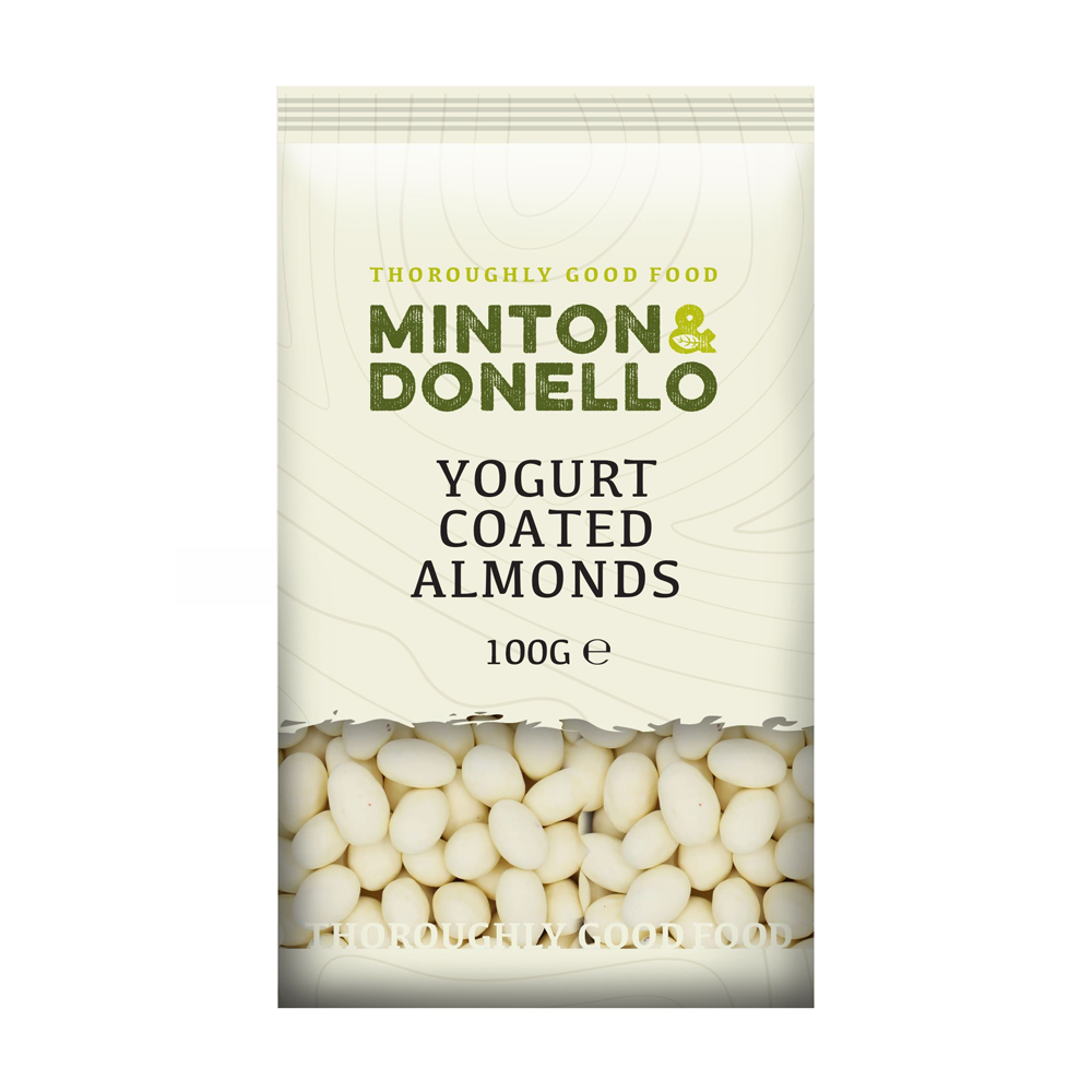 Minton & Donello Yoghurt Coated Almonds 6 x 100g