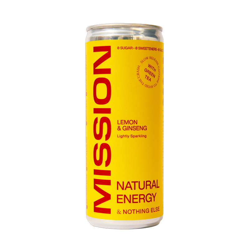 Mission Energise Cans Lemon 12 x 250ml