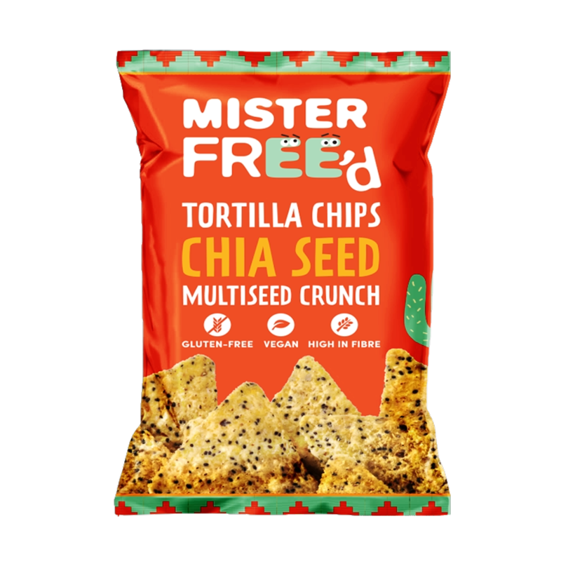 Mister Free'd Tortilla Chips with Chia Seed 12 x 135g