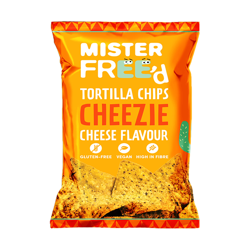 Mister Free'd Tortilla Chips with Vegan Cheese 12 x 135g