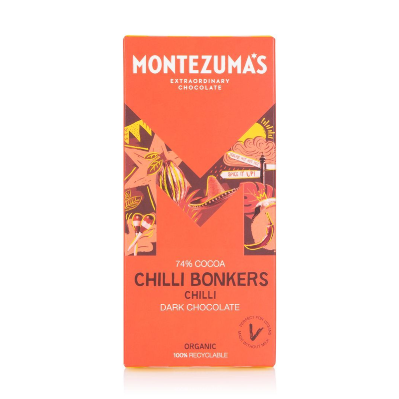 Montezuma Chilli Bonkers - Dark with Chilli 12 x 90g
