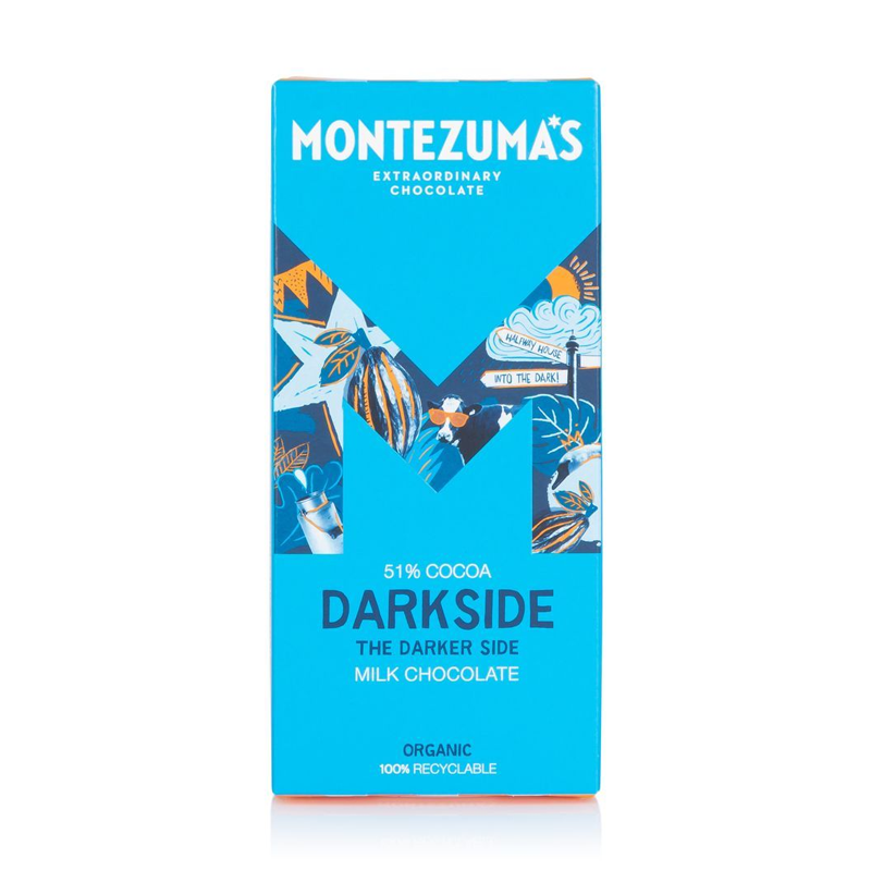 Montezuma Dark Side - 51% Milk 12 x 90g
