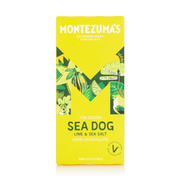 Montezuma Sea Dog - Dark with Lime & Sea Salt 12 x 90g
