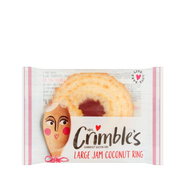 Mrs Crimbles Large Jam Coconut Rings 240g