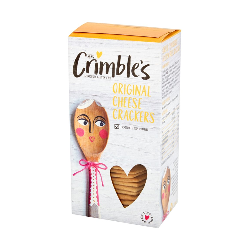 Mrs Crimbles Original Cheese Crackers 125g