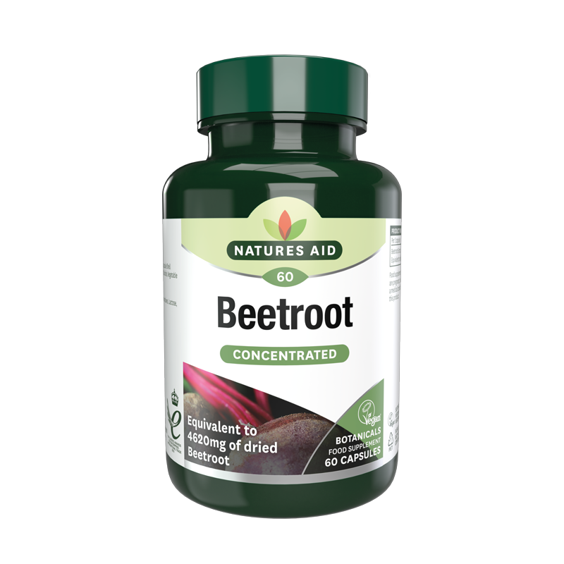 Natures Aid Beetroot Extract 60 Capsules