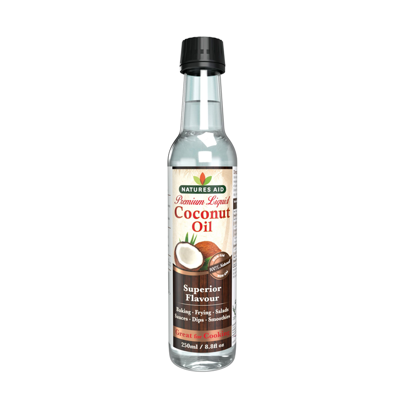 Natures Aid Coconut Oil Liquid 250ml
