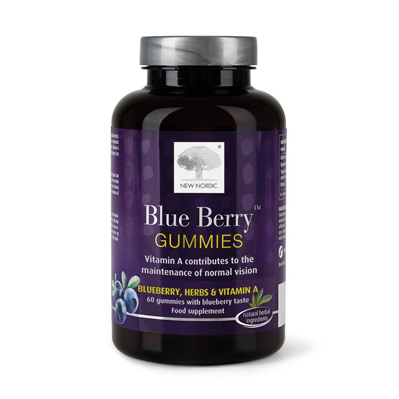 New Nordic Blue Berry Gummies 60gums