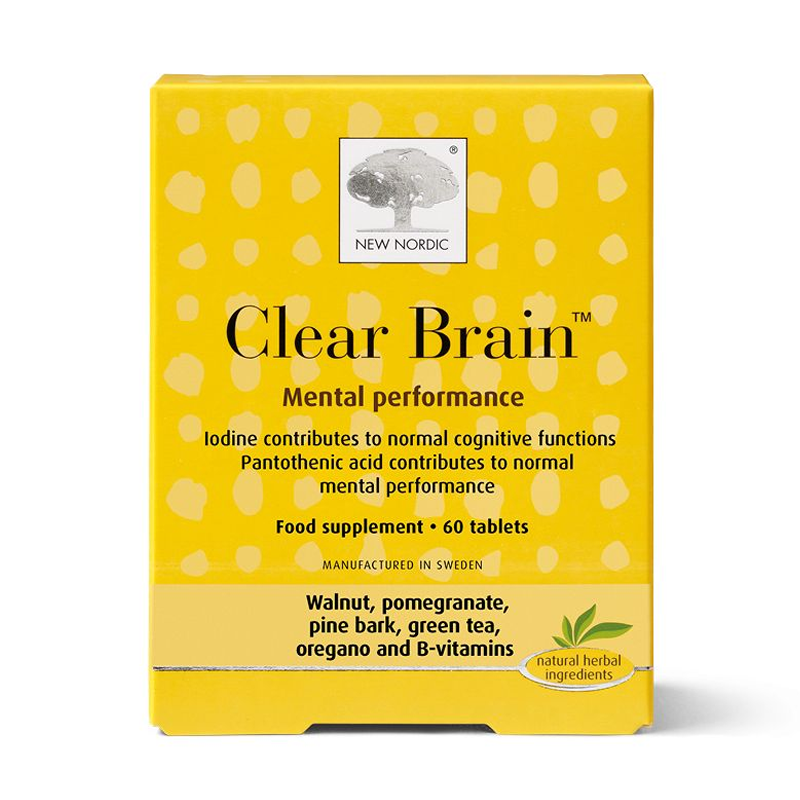 New Nordic Clear Brain 60 Tablets