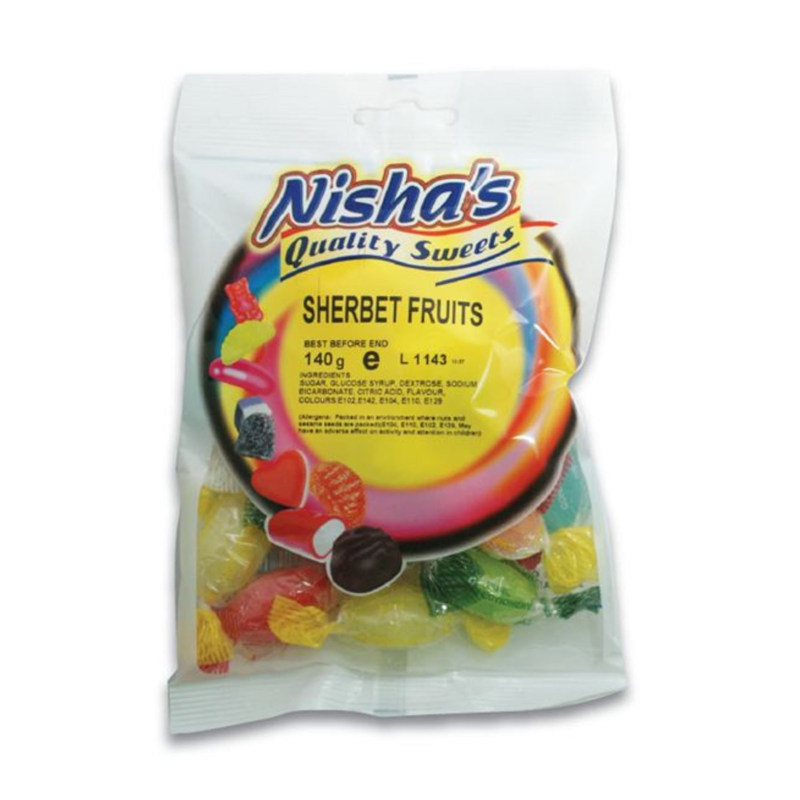Nisha Sherbet Fruits 12 x 115g