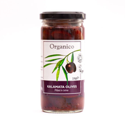 Organico Organic Kalamata  olives pitted in brine 230g
