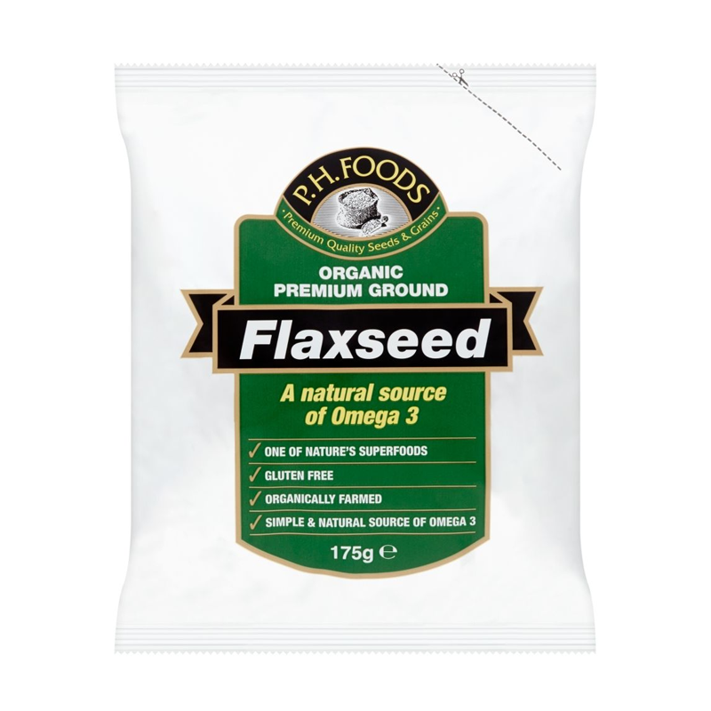 PH Foods Organic Ground Flaxseed 175g