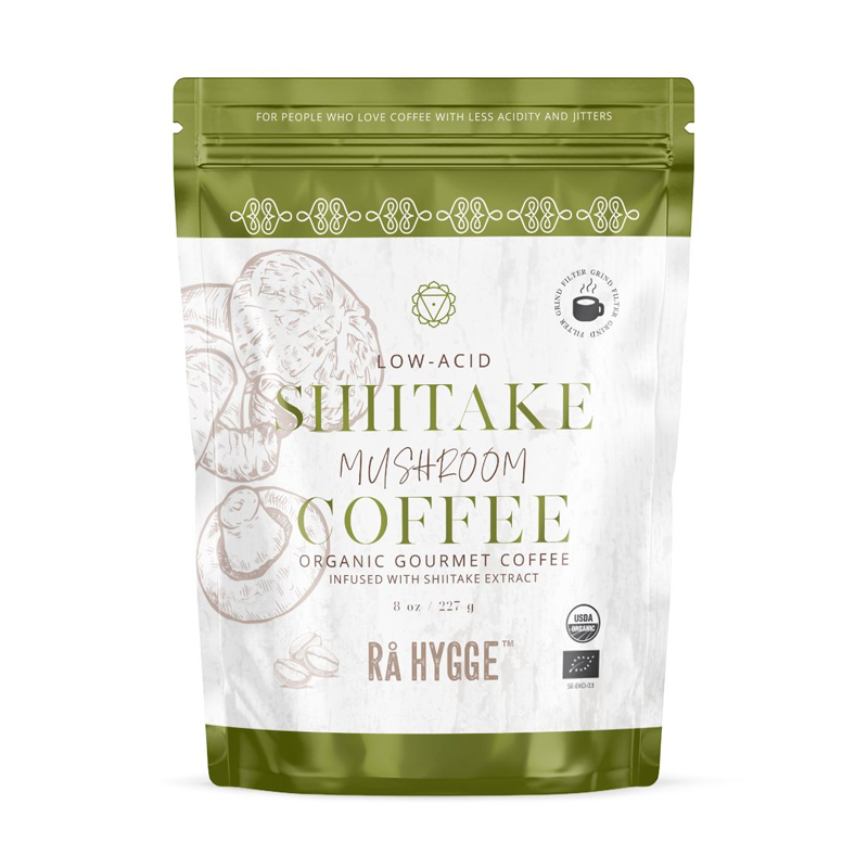 Rå Hygge Shiitake Mushroom Coffee Filter Ground 227g