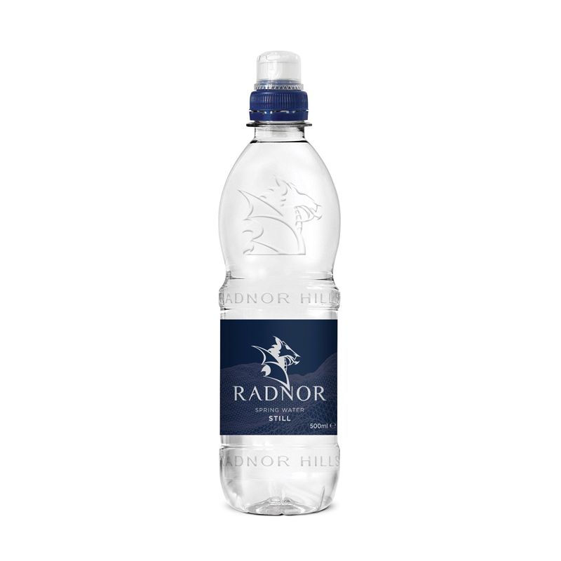 Radnor Hills Still Sports Cap Natural Spring Water 24 x 500ml