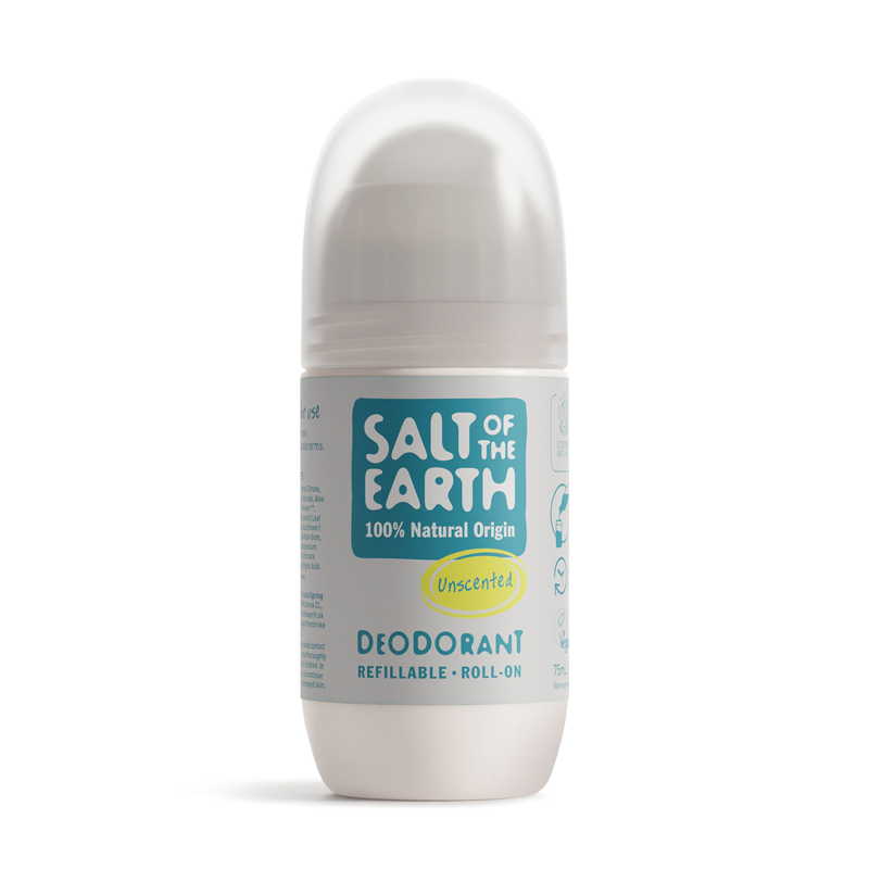 Salt of the Earth Deo Rollon - Unscented 75ml