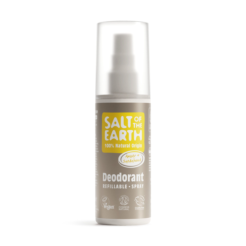 Salt of the Earth Deo Spray - Amber and Sandalwood 100ml