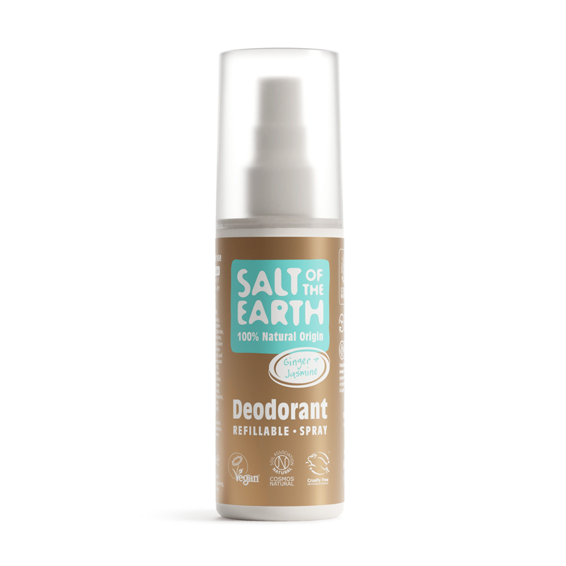 Salt of the Earth Ginger and Jasmine Deodorant Spray 100ml