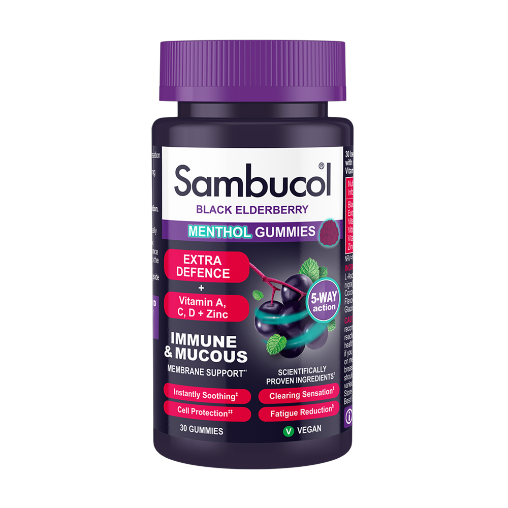 Sambucol Extra Defence Menthol Gummies 30 Pieces