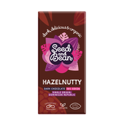 Seed & Bean Dark 58% Hazelnut Fairtrade & Organic Bar 10 x 75g