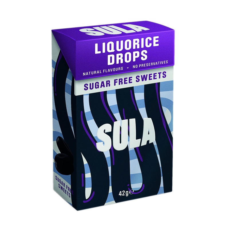 Sula Liquorice Sugar Free 14 x 42g