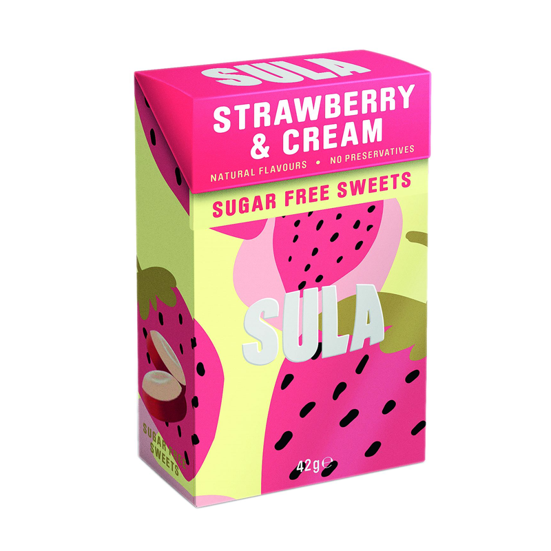 Sula Strawberry & Cream Sugar Free 14 x 42g